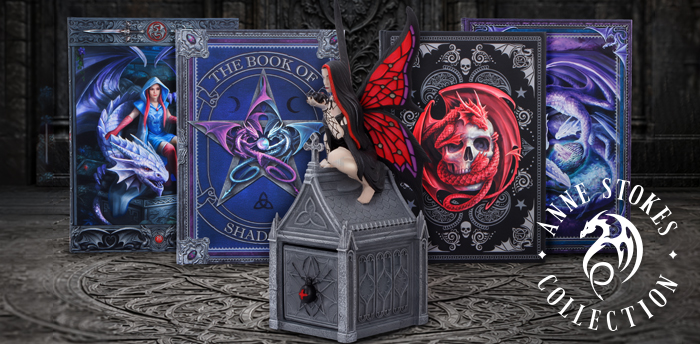 Anne Stokes| Fantasy Art Collection Nemesis Now's Anne Stokes Collection features a wide range of products based on the artwork from the world-renowned fantasy artist.