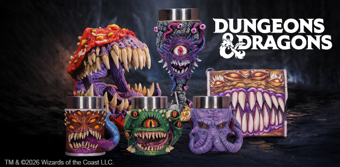 Officially Licensed Dungeons & Dragons Merchandise by Nemesis Now.