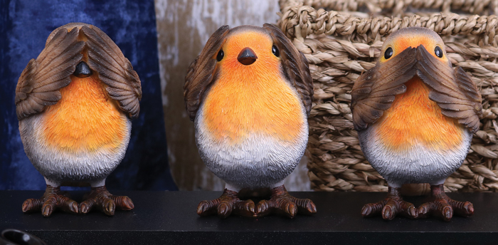Three Wise Collection Three Wise Robins by Nemesis Now