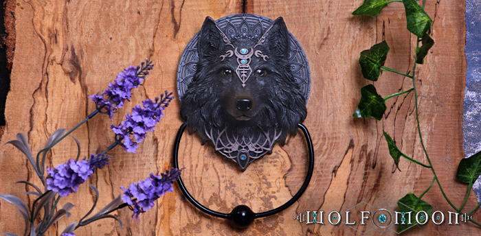 Wolf Moon Wolf Moon door knocker.