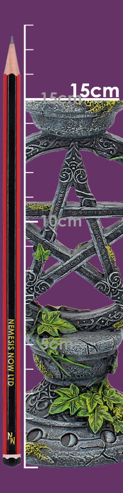 Wiccan Pentagram Candlesticks 15cm (Set of 2) Wiccan Pentagram Candlesticks 15cm (Set of 2)