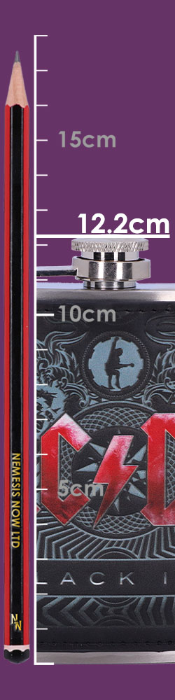 ACDC Black Ice Hip Flask ACDC Black Ice Hip Flask