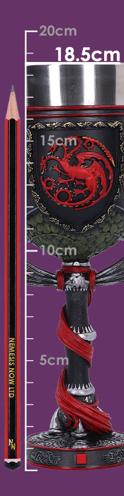 House of the Dragon Daemon Targaryen Goblet 19.5cm House of the Dragon Daemon Targaryen Goblet 19.5cm