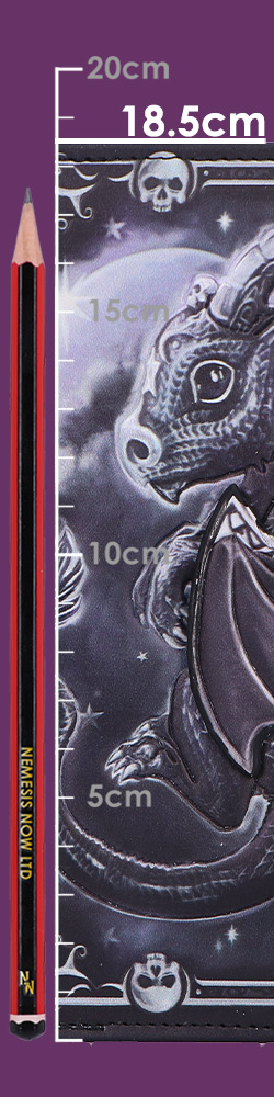 Moon of Lucifly Embossed Purse 18.5cm Moon of Lucifly Embossed Purse 18.5cm