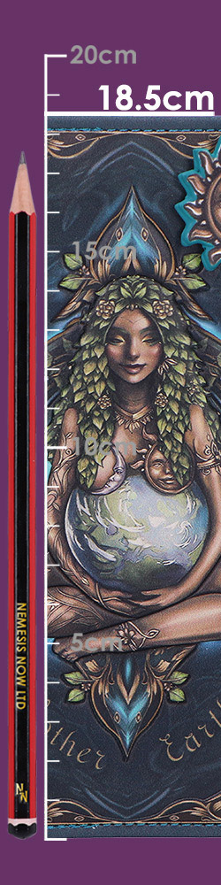 Mother Earth Embossed Purse 18.5cm Mother Earth Embossed Purse 18.5cm
