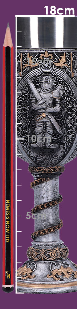 Medieval Knight Goblet 17.5cm Medieval Knight Goblet 17.5cm