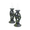 Wiccan Pentagram Candlesticks 15cm (Set of 2) Witchcraft & Wiccan Last Chance to Buy