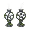 Wiccan Pentagram Candlesticks 15cm (Set of 2) Witchcraft & Wiccan Last Chance to Buy