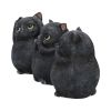 Three Wise Fat Cats 8.5cm Cats Last Chance to Buy