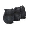 Three Wise Fat Cats 8.5cm Cats Last Chance to Buy