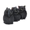 Three Wise Fat Cats 8.5cm Cats Last Chance to Buy