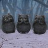 Three Wise Fat Cats 8.5cm Cats Last Chance to Buy