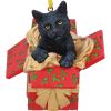 Present Cat Hanging Ornament (LP) 9cm Cats Sale Items