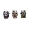 Iron Maiden Eddie Shot Glass Set 9cm (Set of 3) Band Licenses NEMESIS NOW | EASTER SALE