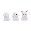 Three Wise Bunnies 9cm Animals Last Chance to Buy