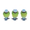 Three Wise Blue Tits 8cm Animals Last Chance to Buy