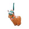 Winter Highland Cow Snowfall Hanging Ornament Unspecified Winter Highland Cows
