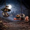 Curse and Claw Hanging Ornaments (Set of 2) Cats Halloween Tree