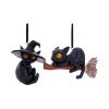 Curse and Claw Hanging Ornaments (Set of 2) Cats Halloween Tree