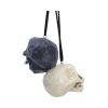Grim and Grin Hanging Ornaments (Set of 2) Skulls Halloween Tree