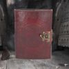 Tree Of Life Leather Journal w/lock 15 x 21cm Witchcraft & Wiccan Sale Items