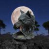 Dark Wolf Backflow Incense Burner 11.5cm Wolves Sale Items