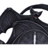 Creatures of the Night Clock 23cm Bats Halloween Party