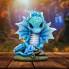 Blue Poppy Flower Dragon 11cm Dragons Last Chance to Buy