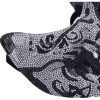 Jewelled Masquerade (Silver) 17.5cm Skulls Sale Items