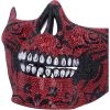 Jewelled Masquerade (Red) 17.5cm Skulls Sale Items