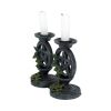 Aged Pentagram Candlesticks 13.4cm Witchcraft & Wiccan Witchcraft and Wiccan Product Guide