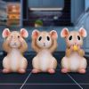 Three Wise Mice 9cm Animals Last Chance to Buy