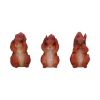 Three Wise Squirrels 9cm Animals Out Of Stock