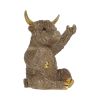 Gold Highland Cow Wine Bottle Holder Unspecified Father's Day