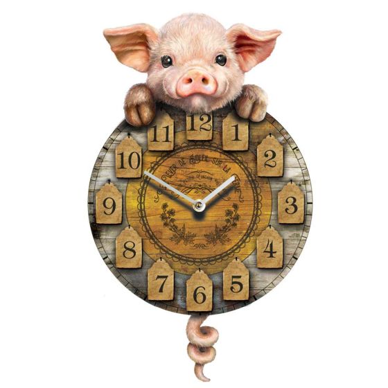 Piggin' Tickin' Animals Tickin Clocks