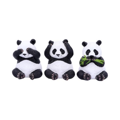 Three Wise Pandas 8.5cm Animals Last Chance to Buy