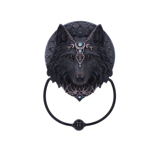 Wolf Moon Door Knocker 20.5cm Wolves Sale Items