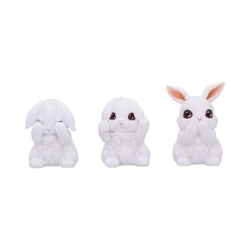 Three Wise Bunnies 9cm Animals Last Chance to Buy