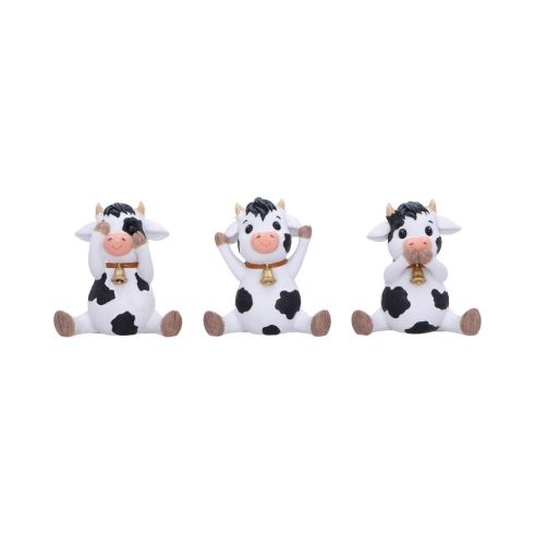 Three Wise Cows 9cm Animals Last Chance to Buy