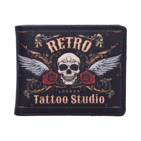 Retro Tattoo Studio Wallet Skulls Gifts Under £100