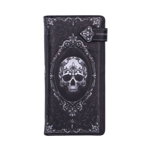 Baroque Skull Embossed Purse 18.5cm Skulls Gifts Under £100