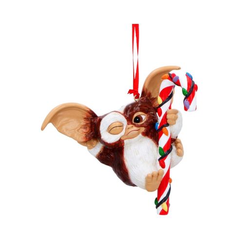 Gremlins Gizmo Festive Candy Cane Hanging Ornament Fantasy New Arrivals