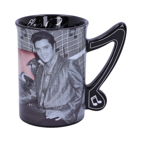 Mug - Elvis - Cadillac 16oz Famous Icons Out Of Stock