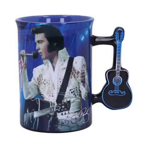 Mug - Elvis The King of Rock and Roll 16oz Famous Icons Out Of Stock