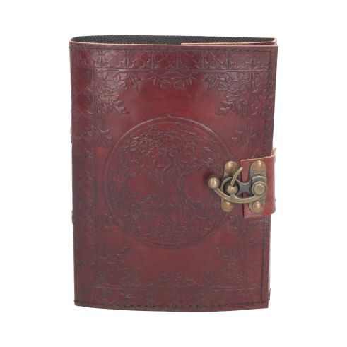 Tree Of Life Leather Journal w/lock 15 x 21cm Witchcraft & Wiccan Sale Items