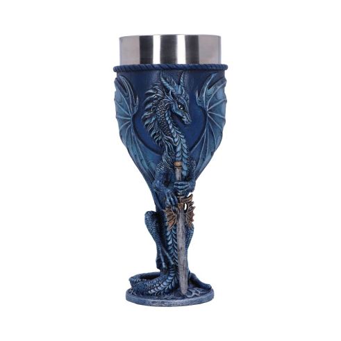 Sea Blade Goblet by Ruth Thompson 17.8cm Dragons Last Chance to Buy