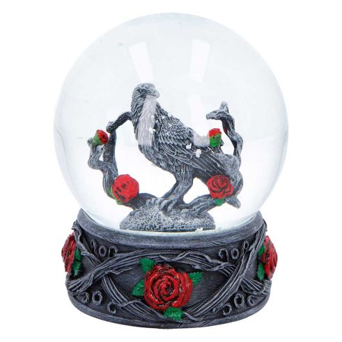 Twilight Bloom Snow Globe 12.5cm Ravens Gifts Under £100