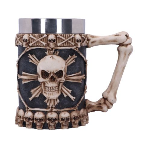 Large Tankard of Skulls 16cm Skulls Sale Items
