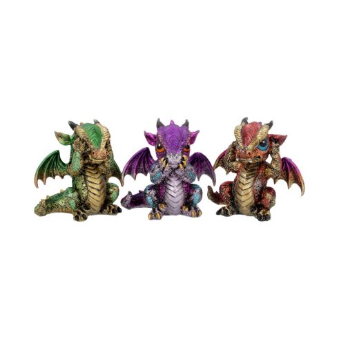 Three Wiselings 8.5cm Dragons Last Chance to Buy