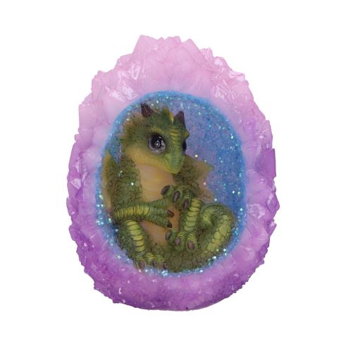 Geode Nest (Green) 12.5cm Dragons Last Chance to Buy